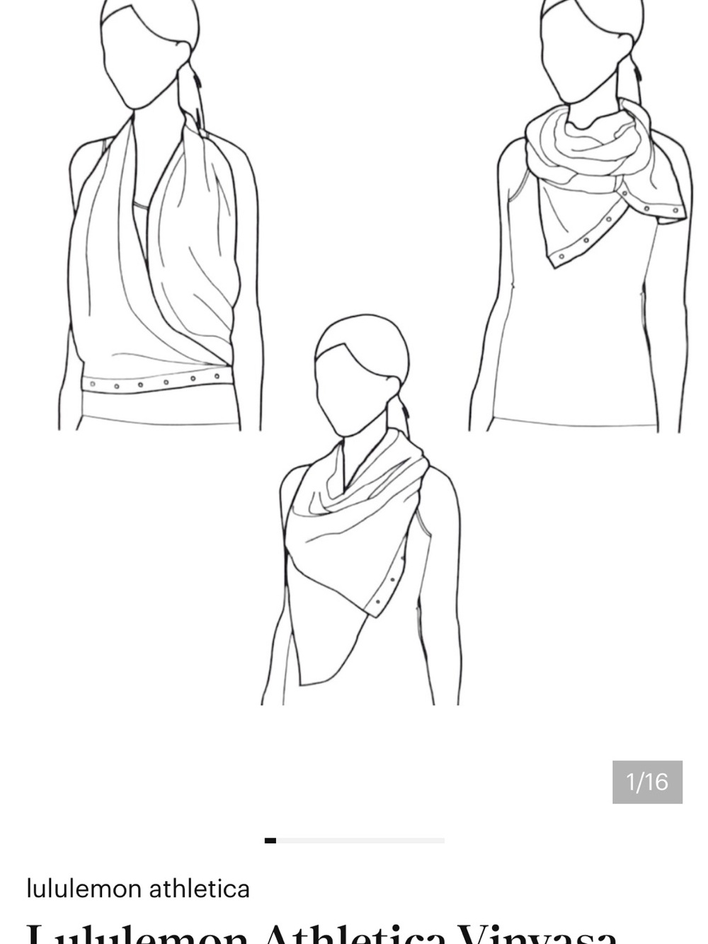lululemon reversible Scarf